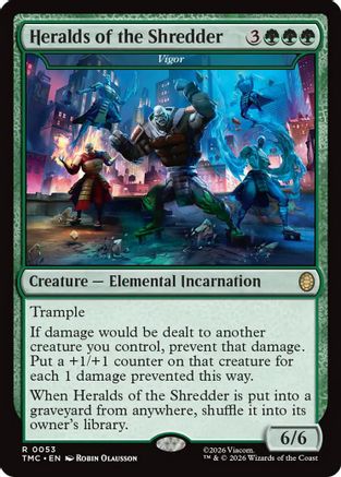 Heralds of the Shredder - Vigor (TMC-053)  - Commander: Teenage Mutant Ninja Turtles