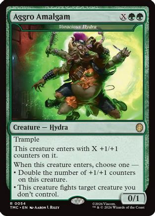 Aggro Amalgam - Voracious Hydra (TMC-054)  - Commander: Teenage Mutant Ninja Turtles