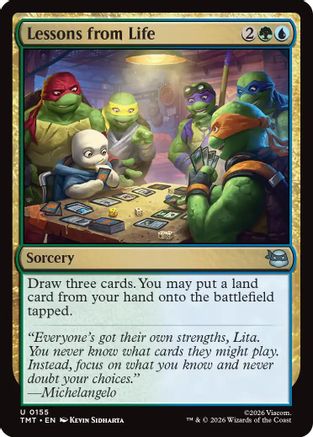 Lessons from Life (TMT-155)  Foil - Teenage Mutant Ninja Turtles