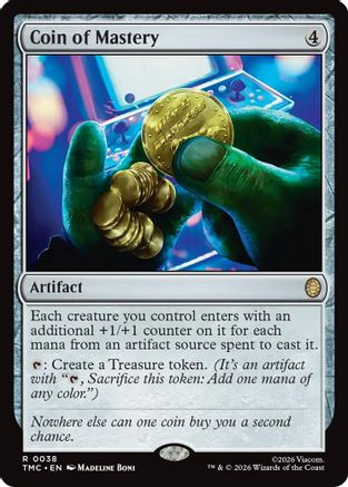 Coin of Mastery (TMC-038)  - Commander: Teenage Mutant Ninja Turtles