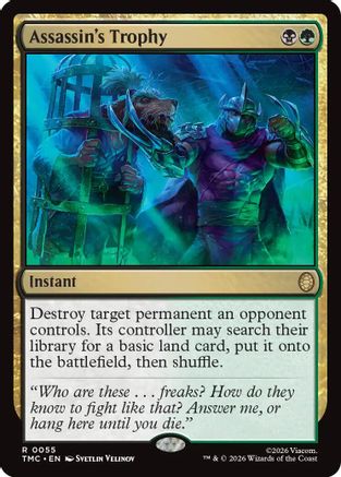 Assassin's Trophy (TMC-055)  - Commander: Teenage Mutant Ninja Turtles