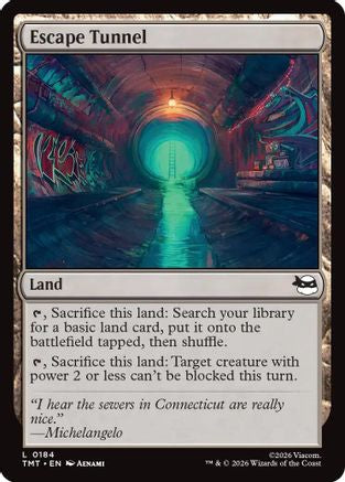 Escape Tunnel (TMT-184)  Foil - Teenage Mutant Ninja Turtles