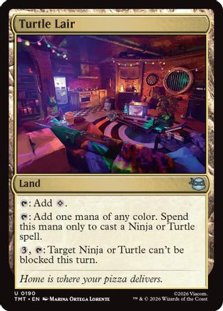 Turtle Lair (TMT-190)  Foil - Teenage Mutant Ninja Turtles