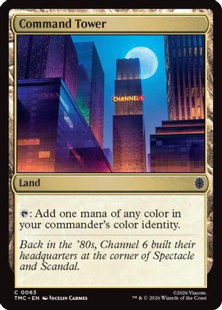 Command Tower (TMC-063)  - Commander: Teenage Mutant Ninja Turtles