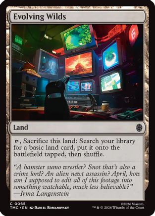 Evolving Wilds (TMC-065)  - Commander: Teenage Mutant Ninja Turtles