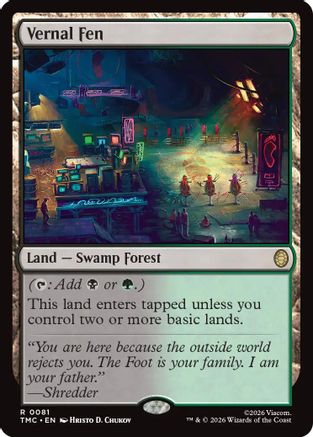 Vernal Fen (TMC-081)  - Commander: Teenage Mutant Ninja Turtles
