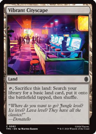 Vibrant Cityscape (TMC-082)  - Commander: Teenage Mutant Ninja Turtles