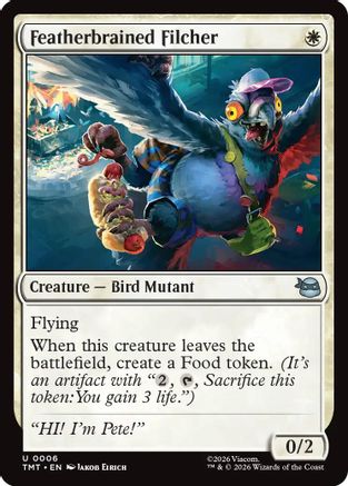 Featherbrained Filcher (TMT-006)  Foil - Teenage Mutant Ninja Turtles