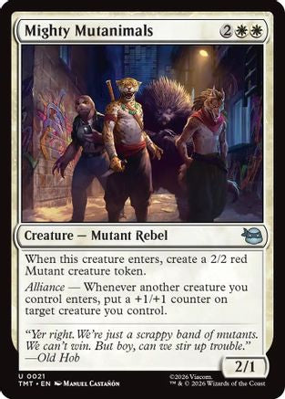 Mighty Mutanimals (TMT-021)  Foil - Teenage Mutant Ninja Turtles