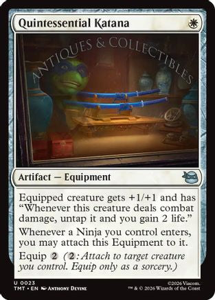 Quintessential Katana (TMT-023)  Foil - Teenage Mutant Ninja Turtles
