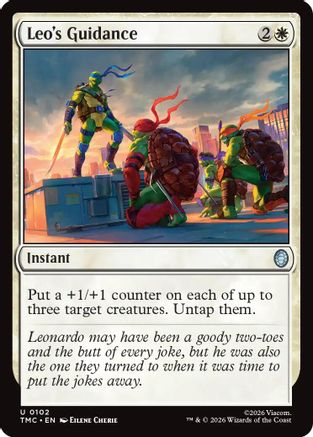 Leo's Guidance (TMC-102)  - Commander: Teenage Mutant Ninja Turtles