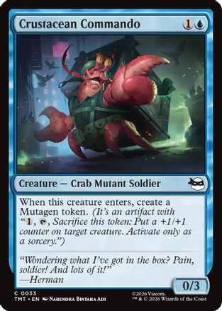 Crustacean Commando (TMT-033)  - Teenage Mutant Ninja Turtles