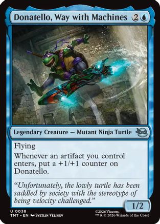 Donatello, Way with Machines (TMT-038)  Foil - Teenage Mutant Ninja Turtles