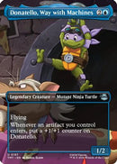Donatello, Way with Machines (Borderless) (TMT-197)  Foil - Teenage Mutant Ninja Turtles