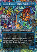 April, Reporter of the Weird (Borderless) (TMT-206) - Teenage Mutant Ninja Turtles