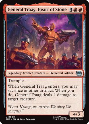 General Traag, Heart of Stone (TMT-090)  - Teenage Mutant Ninja Turtles