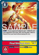 Final Shining Burst (Reprint) (BT13-104) - Advanced Booster Digimon Generation Foil