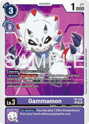 Gammamon (LM-016) - Advanced Booster Digimon Generation Foil