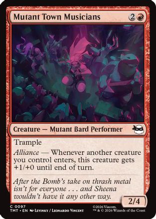 Mutant Town Musicians (TMT-097)  Foil - Teenage Mutant Ninja Turtles