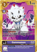 Gammamon (Gold Border) (LM-016) - Advanced Booster Digimon Generation Foil
