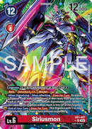 Siriusmon (Alternate Art) (AD1-007) - Advanced Booster Digimon Generation Foil