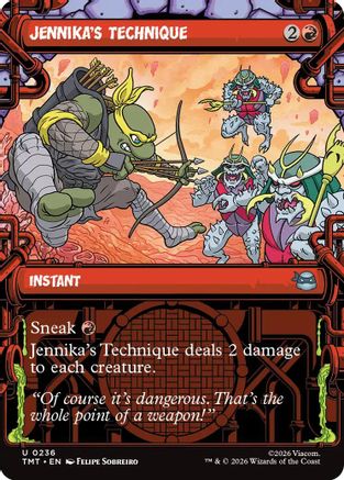 Jennika's Technique (Showcase) (TMT-236)  Foil - Teenage Mutant Ninja Turtles