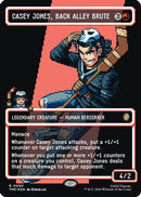 Casey Jones, Back Alley Brute (Borderless) (Surge Foil) (TMC-090)  Foil - Commander: Teenage Mutant Ninja Turtles