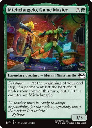 Michelangelo, Game Master (TMT-118)  - Teenage Mutant Ninja Turtles