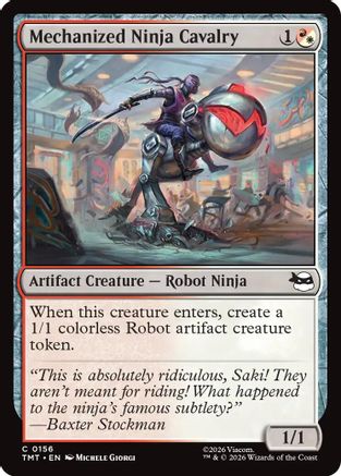 Mechanized Ninja Cavalry (TMT-156)  - Teenage Mutant Ninja Turtles