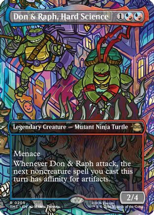 Don & Raph, Hard Science (Borderless) (TMT-205)  - Teenage Mutant Ninja Turtles