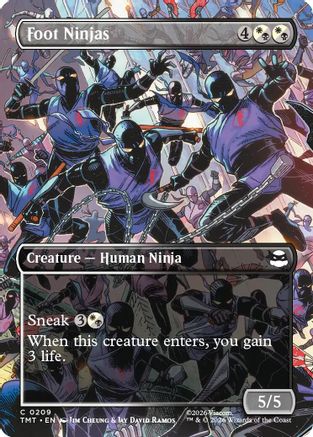 Foot Ninjas (Borderless) (TMT-209)  - Teenage Mutant Ninja Turtles