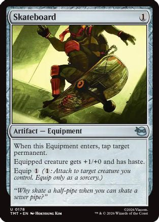 Skateboard (TMT-178)  Foil - Teenage Mutant Ninja Turtles
