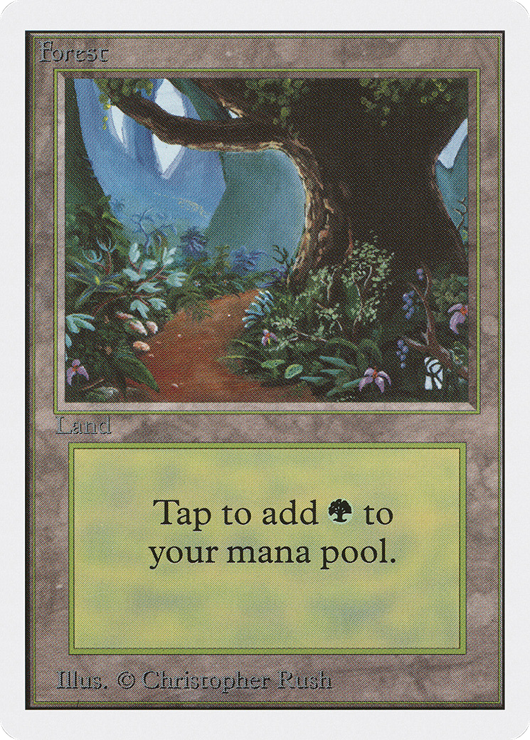 Forest (B) (2ED-)  - Unlimited Edition