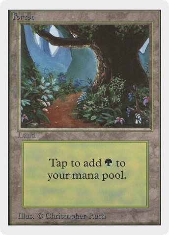 Forest (B) (2ED-)  - Unlimited Edition