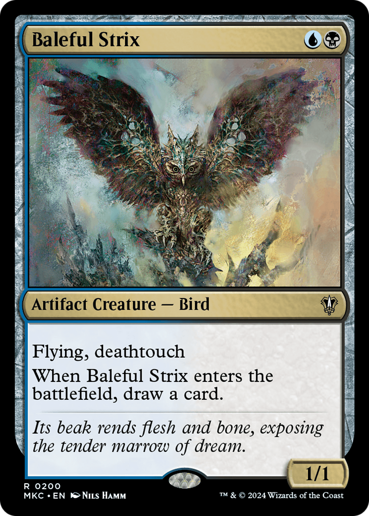 Baleful Strix (MKC-200)  - Murders at Karlov Manor Commander