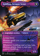 Goldbug, Humanity's Ally (Shattered Glass) (BOT-025) - Transformers: (shatteredglass, convertdfc) (Borderless) Foil