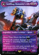 Goldbug, Humanity's Ally (Shattered Glass) (BOT-025)  Foil - Transformers: (shatteredglass, convertdfc) (Borderless)