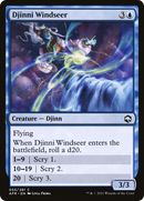 Djinni Windseer (AFR-055)  Foil - Adventures in the Forgotten Realms