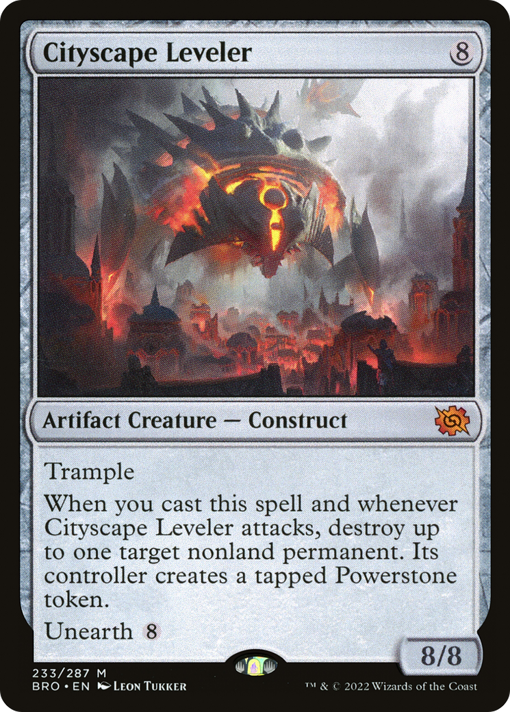 Cityscape Leveler (BRO-233)  Foil - The Brothers' War