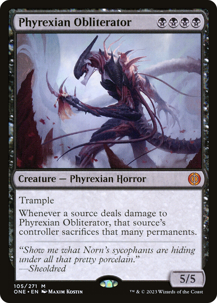 Phyrexian Obliterator (ONE-105)  Foil - Phyrexia: All Will Be One