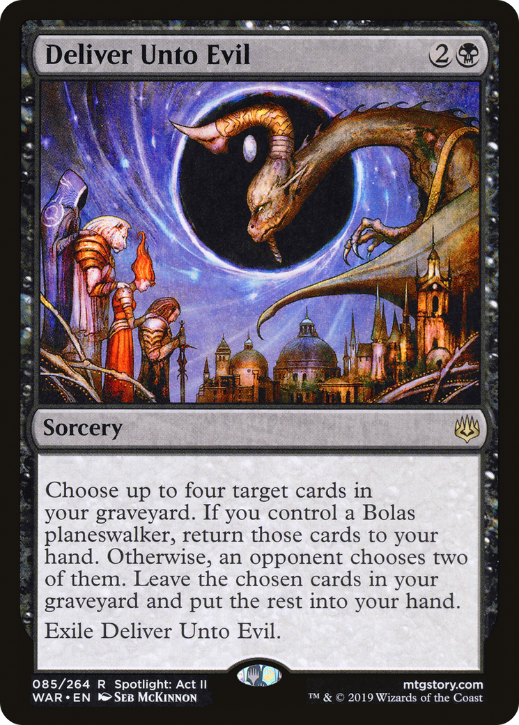 Deliver Unto Evil (WAR-085)  Foil - War of the Spark