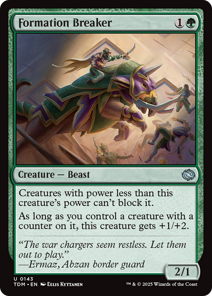 Formation Breaker (TDM-143)  Foil - Tarkir: Dragonstorm