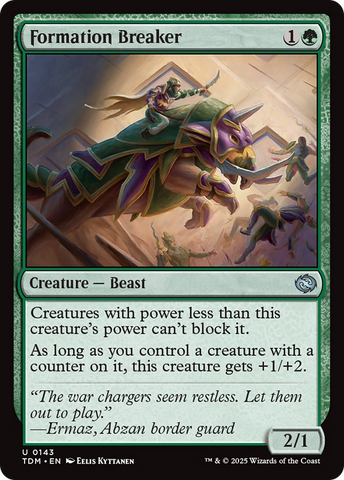 Formation Breaker (TDM-143)  Foil - Tarkir: Dragonstorm