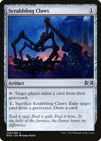 Scrabbling Claws (RNA-238)  Foil - Ravnica Allegiance