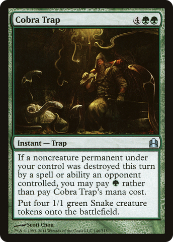 Cobra Trap (CMD-146)  - Commander 2011