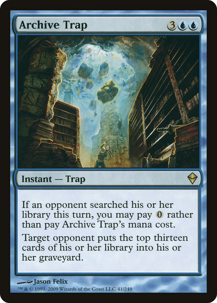 Archive Trap (ZEN-041)  - Zendikar