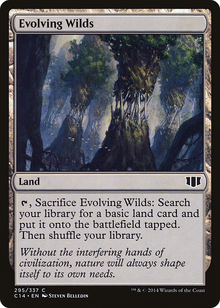 Evolving Wilds (C14-295)  - Commander 2014