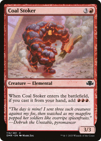 Coal Stoker (DMR-114)  Foil - Dominaria Remastered