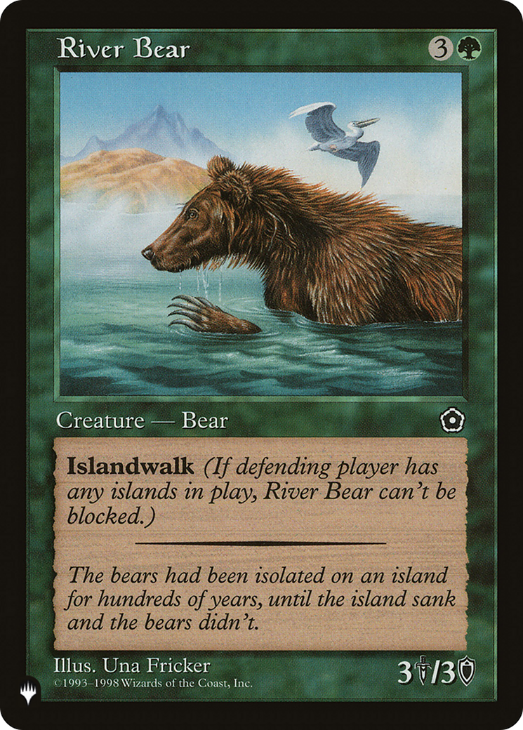 River Bear (LIST-P02-144)  - The List
