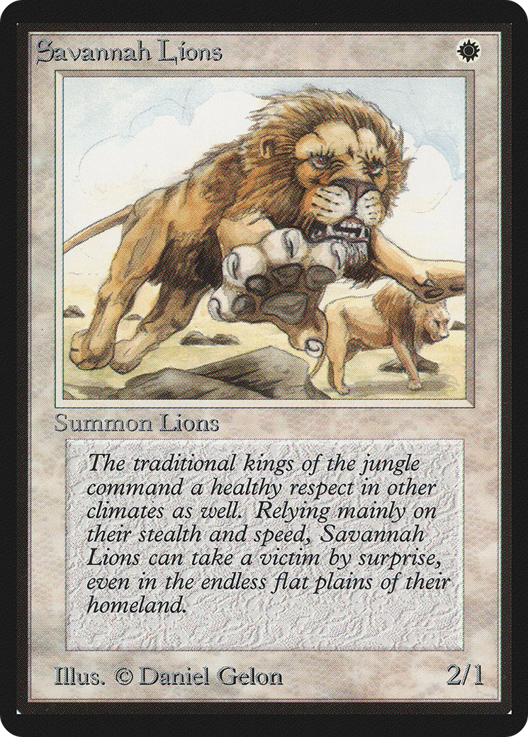 Savannah Lions (LEB-)  - Limited Edition Beta